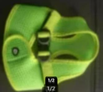 Harnais mesh jaune fluo chien S, Animaux & Accessoires, Enlèvement ou Envoi, Utilisé