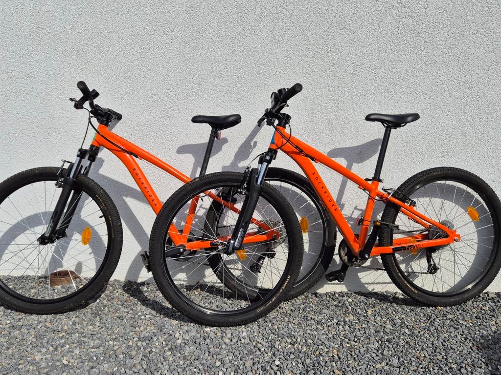 Deux VTT enfant rockrider ST500 (9/12 ans)    2 ou 1, Vélos & Vélomoteurs, Vélos | Garçons, Frein sur jante, 26 pouces ou plus