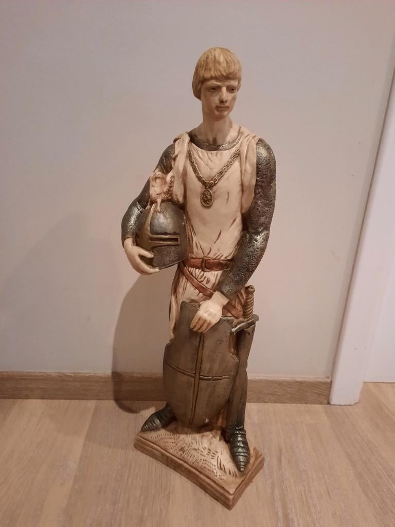 Groot beeld kruisvaarder (Crociato) – 64 cm – 9,3kg, Ophalen, Beeld