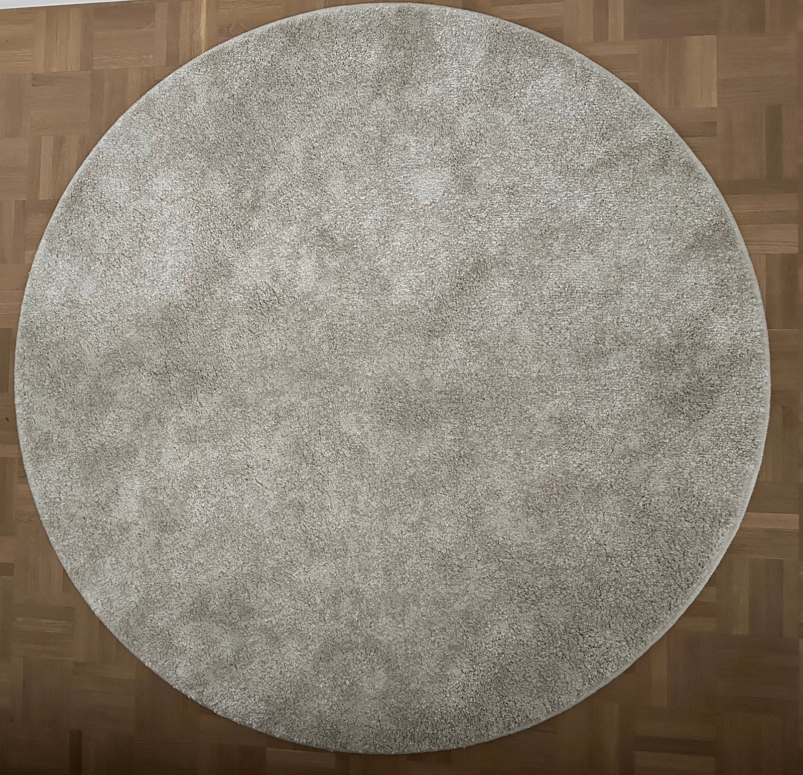 Tapis rond IKEA STOENSE (130 cm) - COMME NEUF !, 100 à 150 cm, Rond, Comme neuf, 100 à 150 cm
