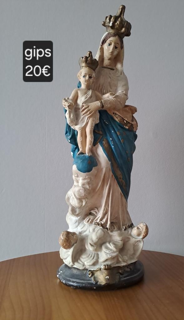 Mariabeeld
Notre Dame des Victoires, Antiek en Kunst, Antiek | Religieuze voorwerpen, Ophalen of Verzenden