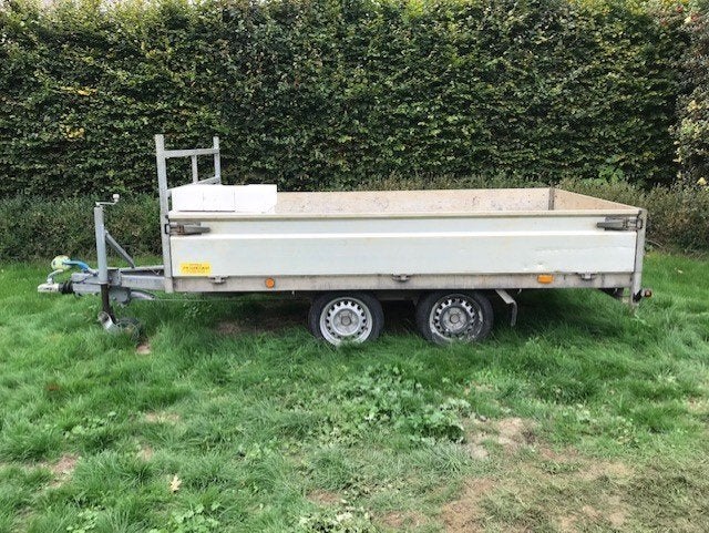 Remork Hapert  2000kg, Ophalen, Gebruikt