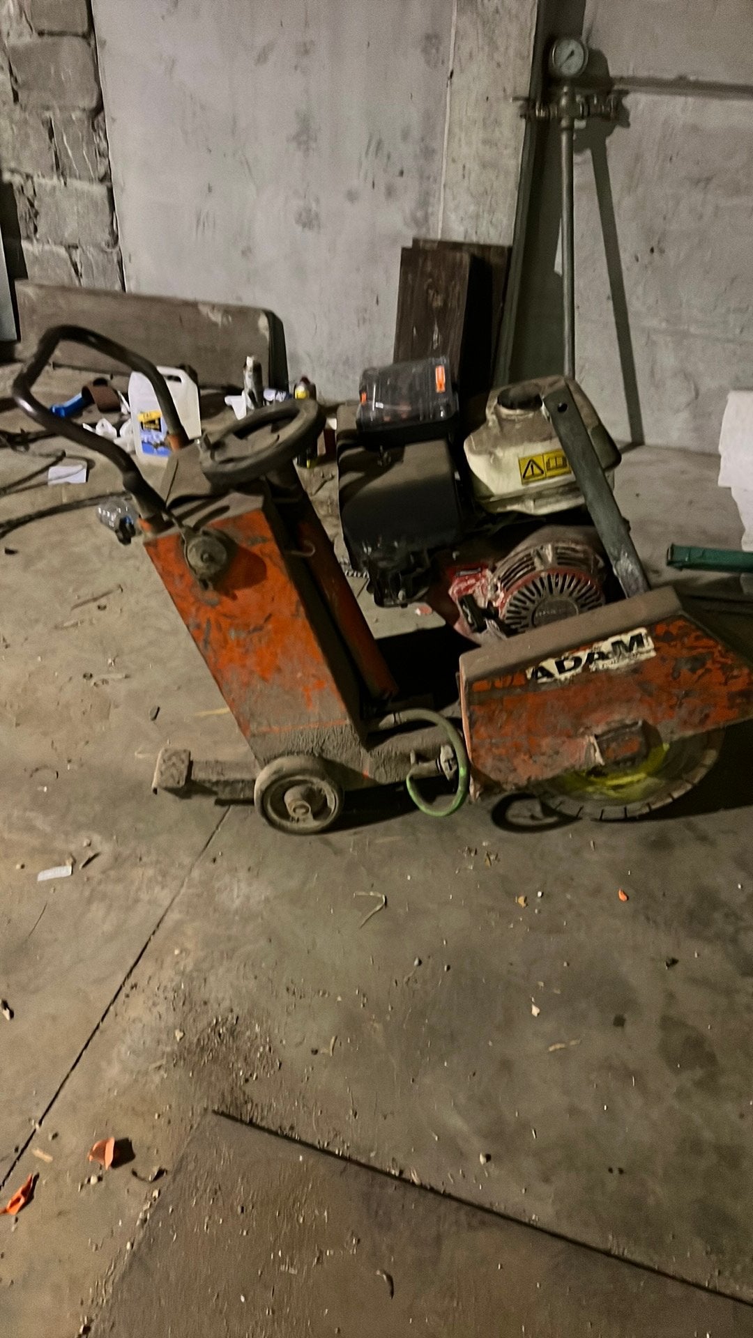 asfalt slijpmachine 2 stuks, Ophalen, Gebruikt