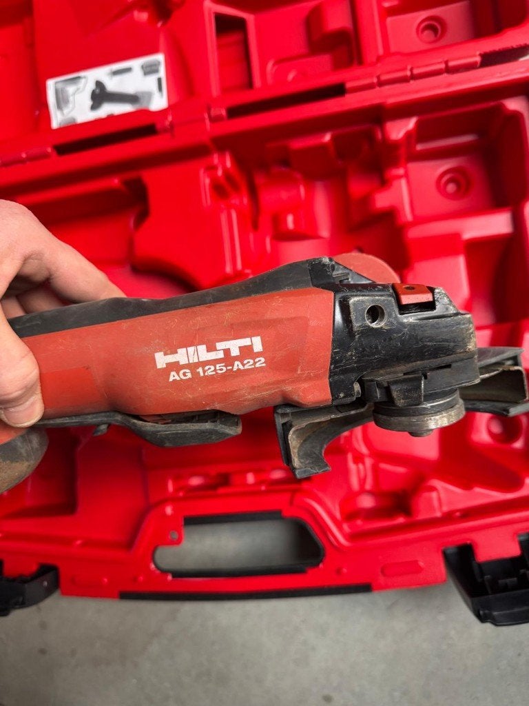 Hilti Haakse slijper AG125, Doe-het-zelf en Bouw, Ophalen, Gebruikt, 1000 watt of meer, Haakse handslijpmachine
