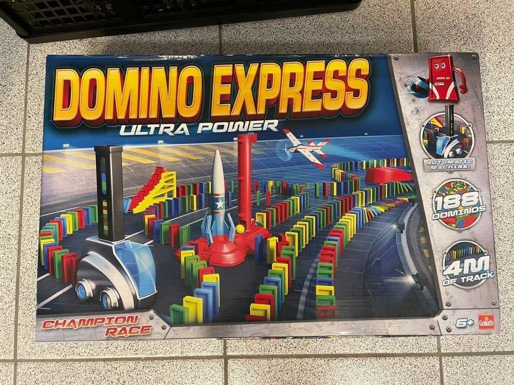 domino express ultra power met 188 domino's, Ophalen, Zo goed als nieuw