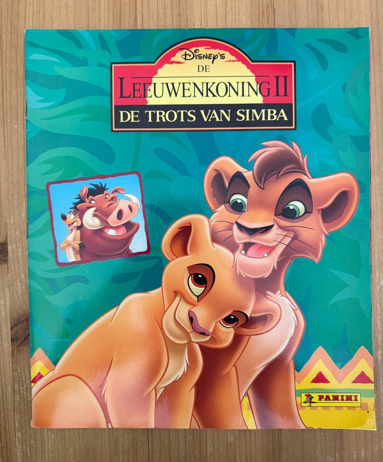 De leeuwenkoning 2 - Simba’s trots (Panini stickerboek), Ophalen of Verzenden, Leeuwenkoning of Jungle Boek, Zo goed als nieuw