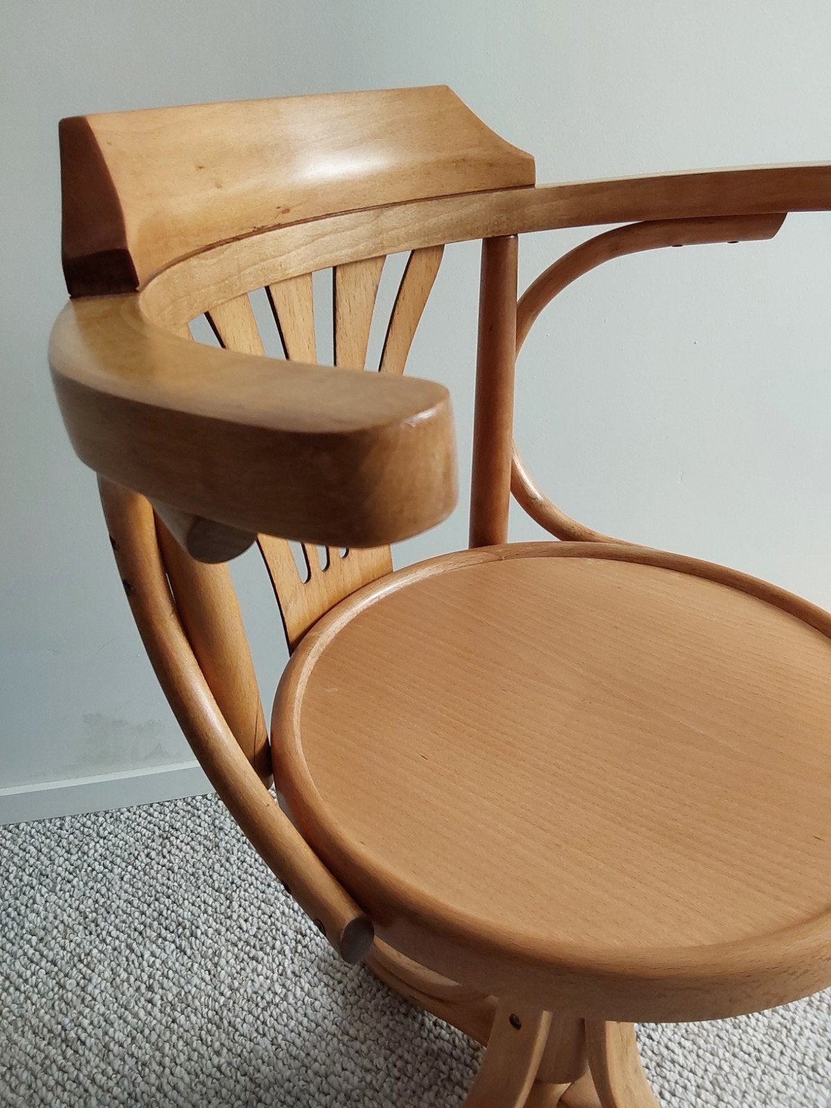 4 vintage Thonet draaistoelen, Huis en Inrichting, Ophalen