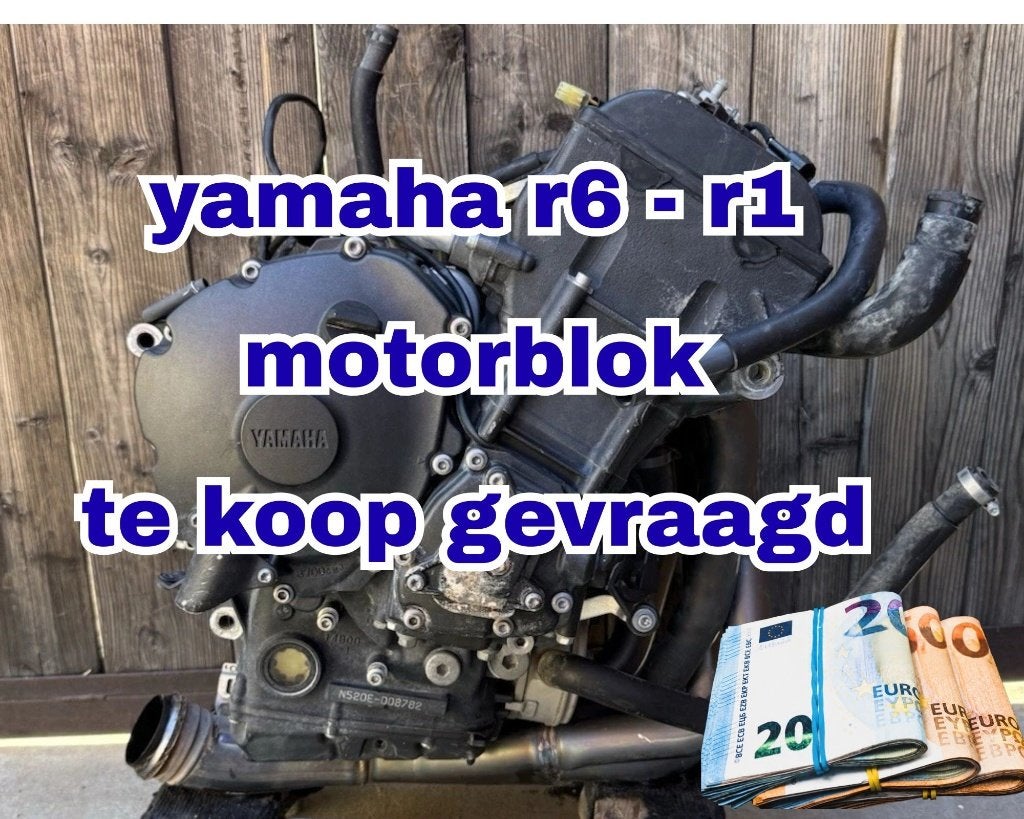 yamaha r1 - r6 MOTORBLOK gezocht, Enlèvement, Utilisé