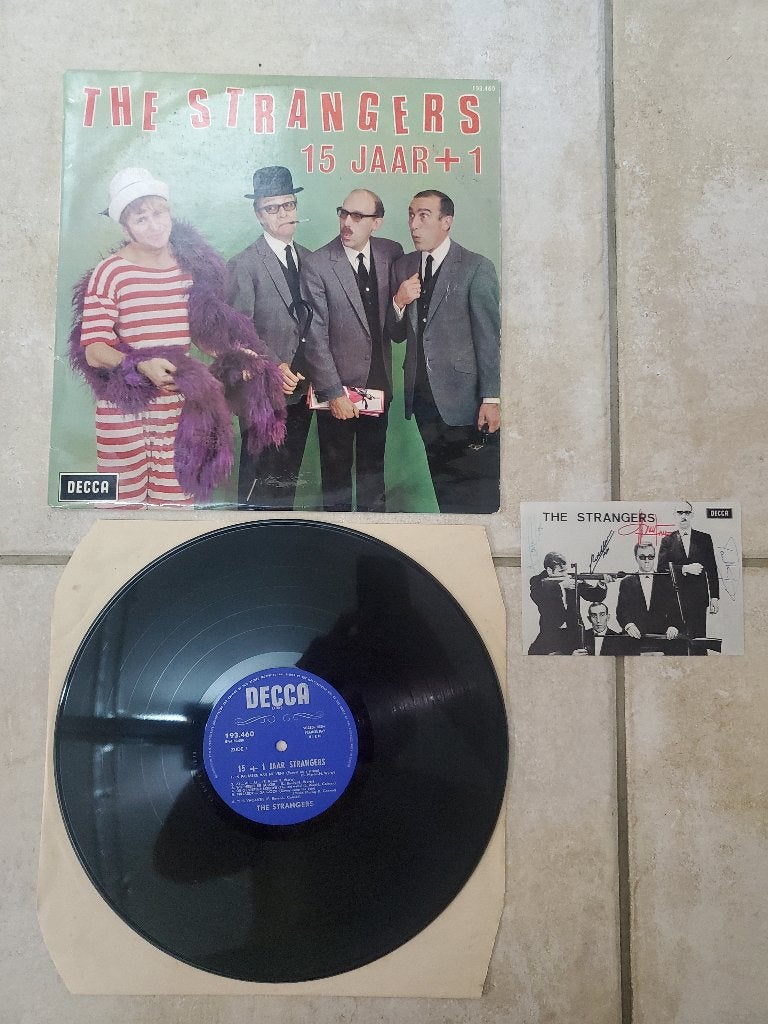 Disque 33 tours vinyles dédicacé the strangers, CD & DVD, Enlèvement ou Envoi, Utilisé