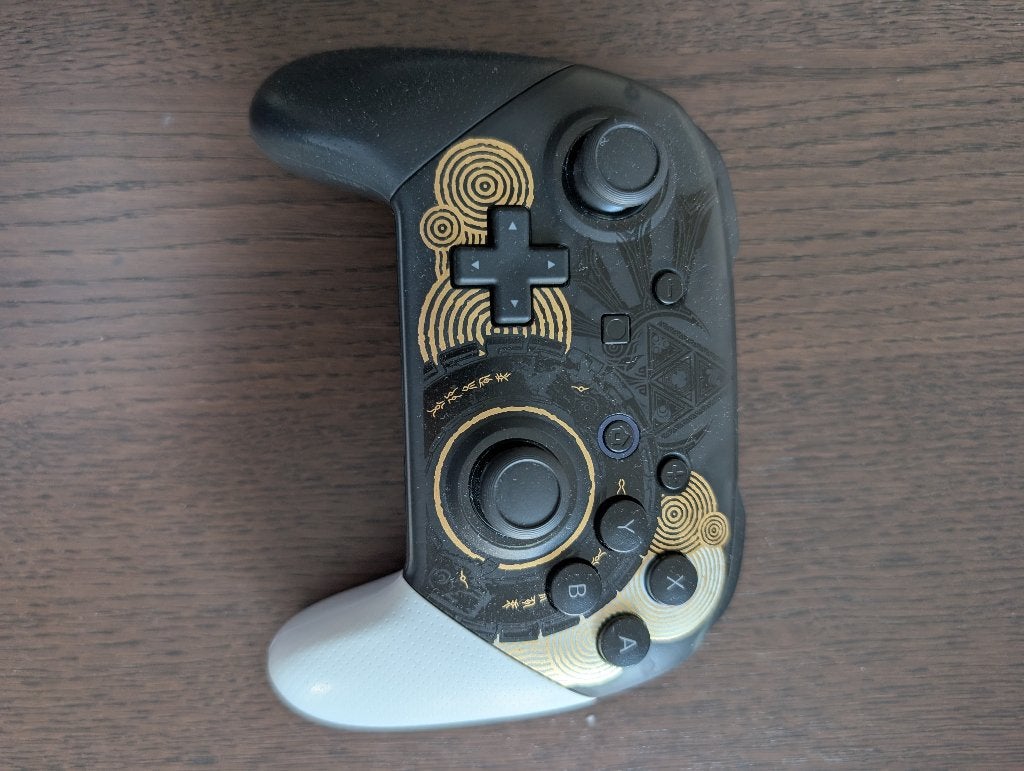 Manette Nintendo Switch Pro Zelda TOTK, Enlèvement ou Envoi, Comme neuf, Autres manettes, Sans fil