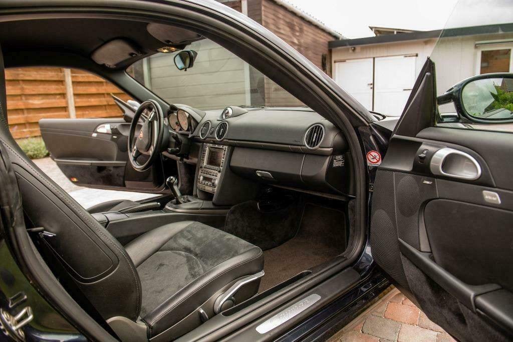 Porsche Cayman 2700cc, Auto's, Porsche, Achterwielaandrijving, Zwart, Leder en Stof, Cayman