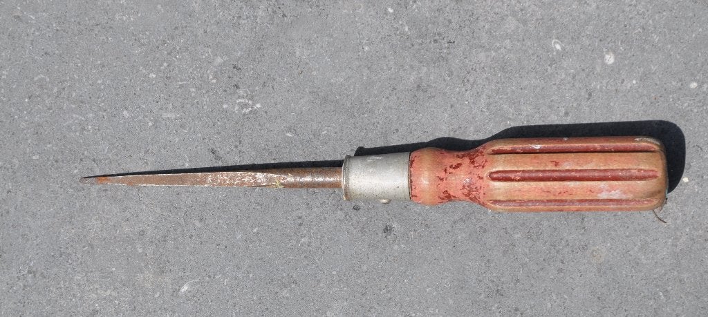 Alène de cordonnier – 27 cm – Outil ancien, Antiquités & Art, Enlèvement ou Envoi