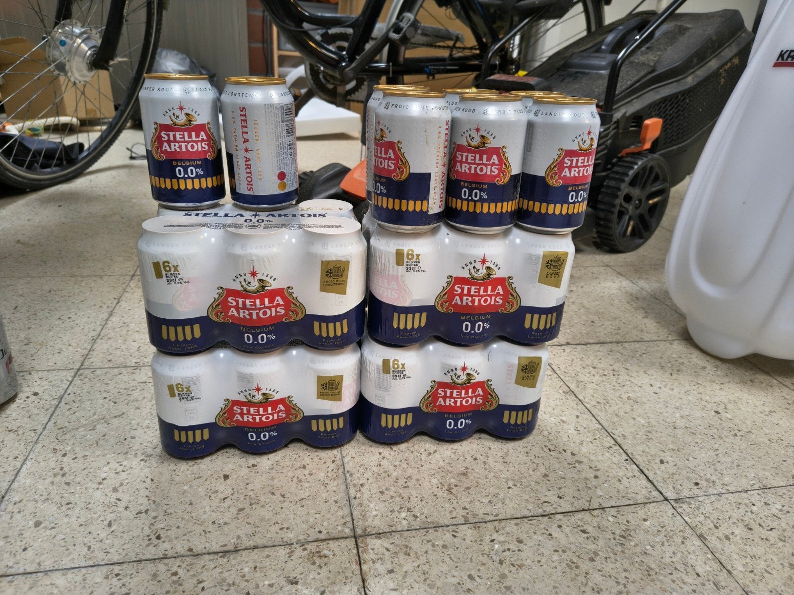 Stella 0.0 blik, Verzamelen, Ophalen