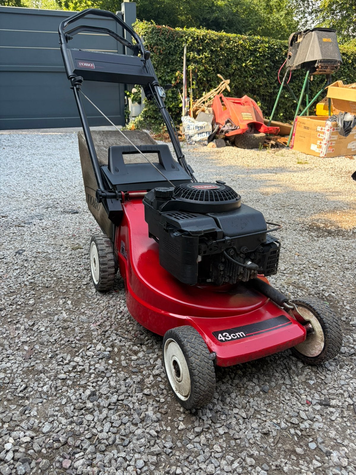 Tondeuse toro, Tuin en Terras, Grasmaaiers, Ophalen of Verzenden, Zo goed als nieuw, Opvangbak, Benzine-grasmaaier