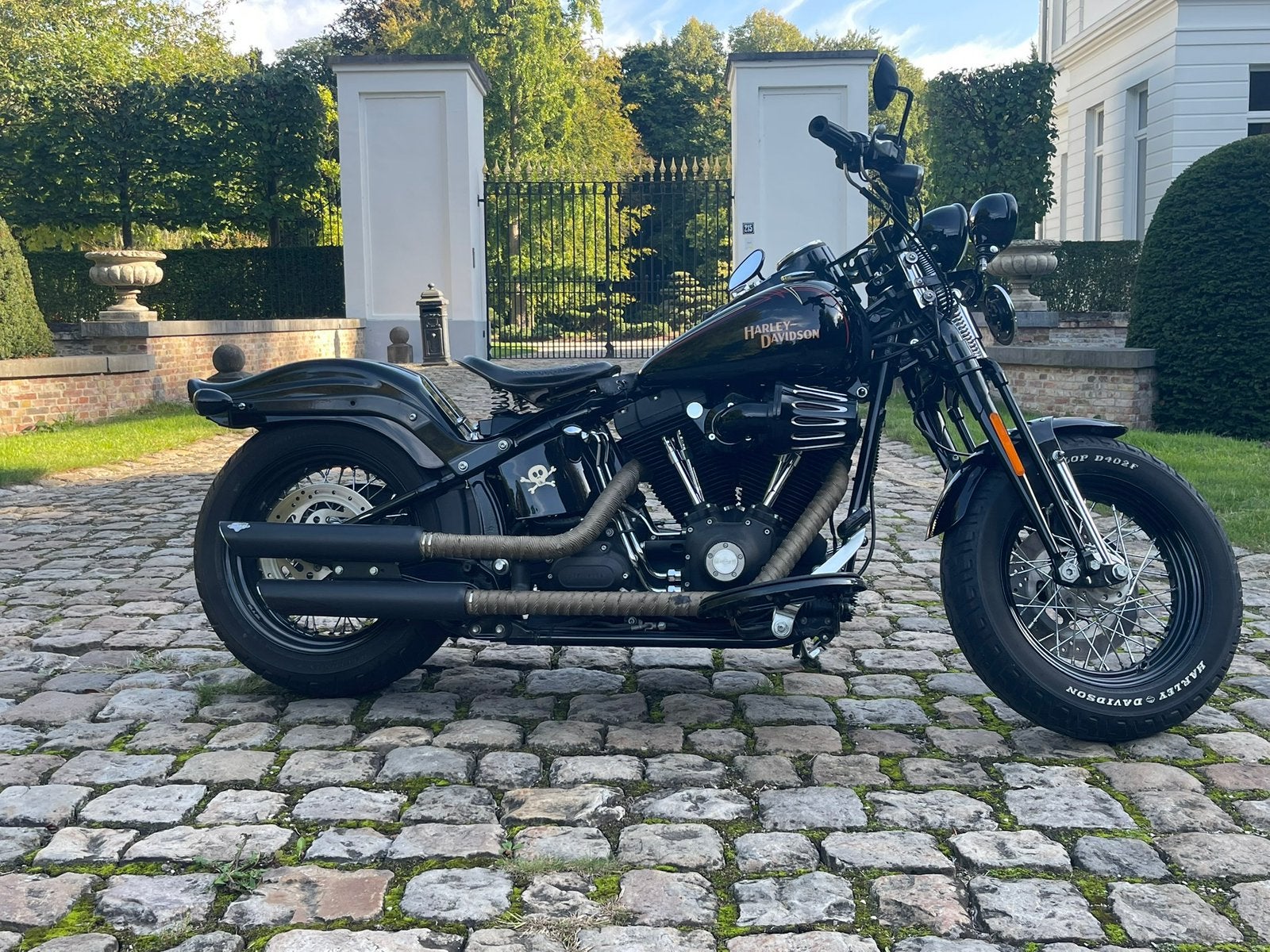 Tijdloze Harley Cross Bones bwj 2008 23000 km., Motoren, Motoren | Harley-Davidson, Particulier