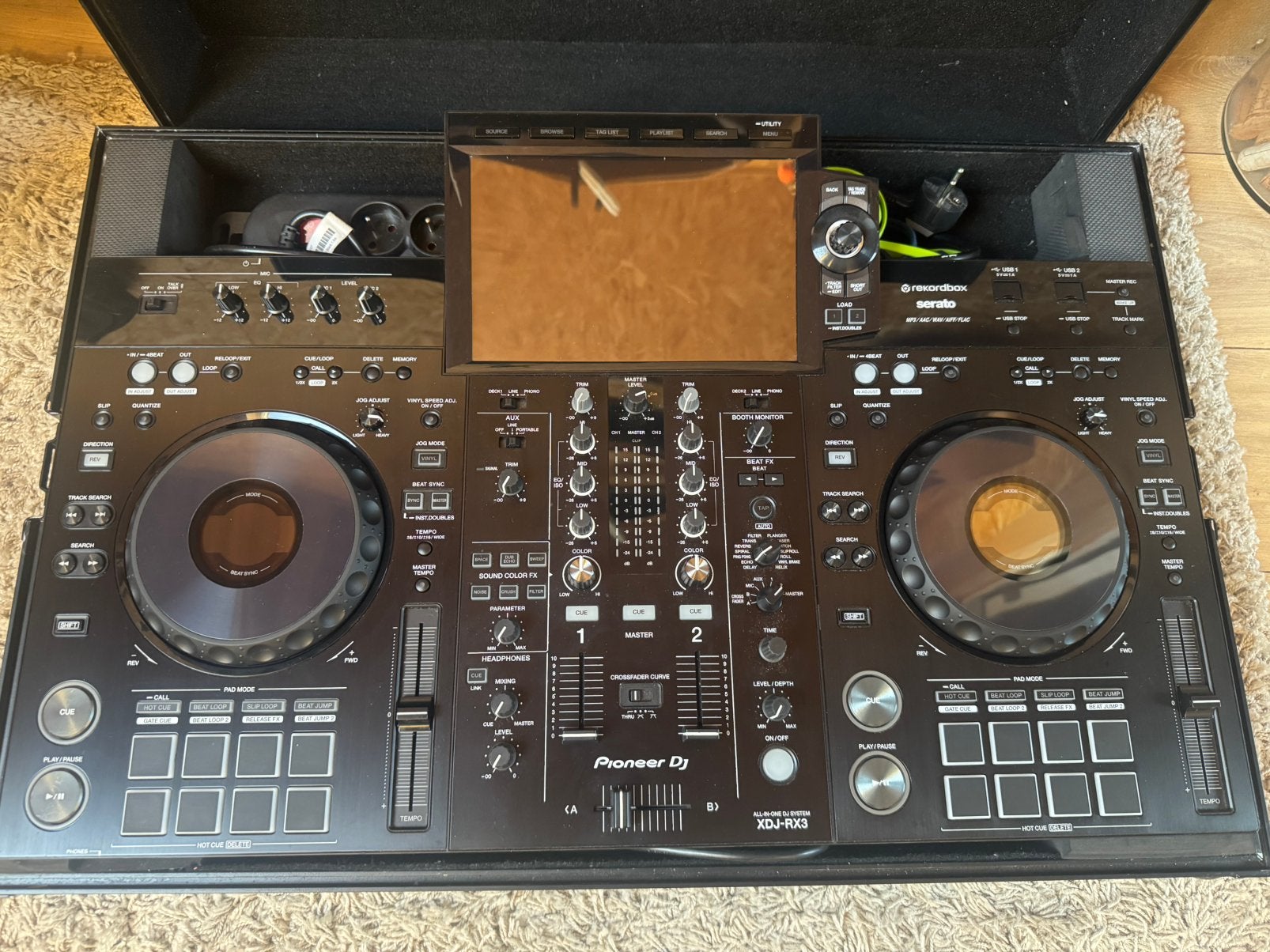 Pioneer XDJ-RX3 met flightcase, Ophalen, Zo goed als nieuw, Pioneer