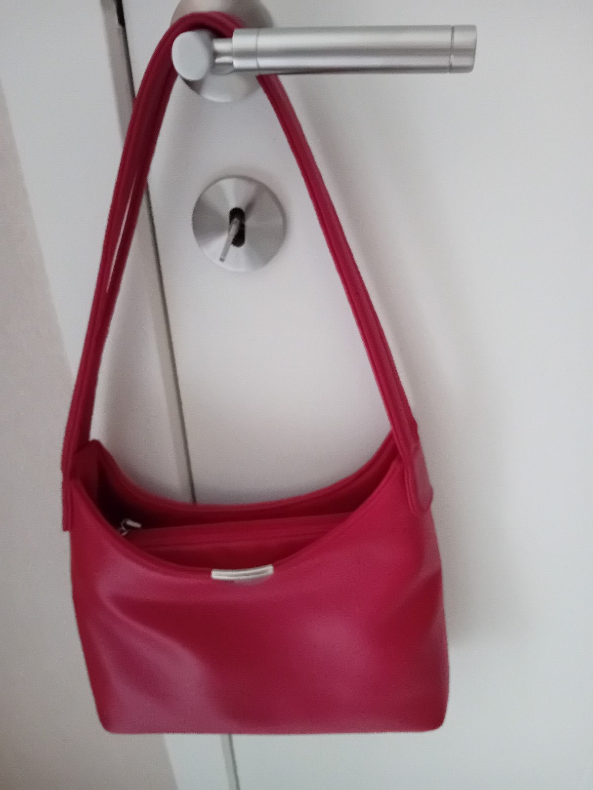 rode handtas van BOO, Handtassen en Accessoires, Ophalen, Zo goed als nieuw, Rood, Handtas