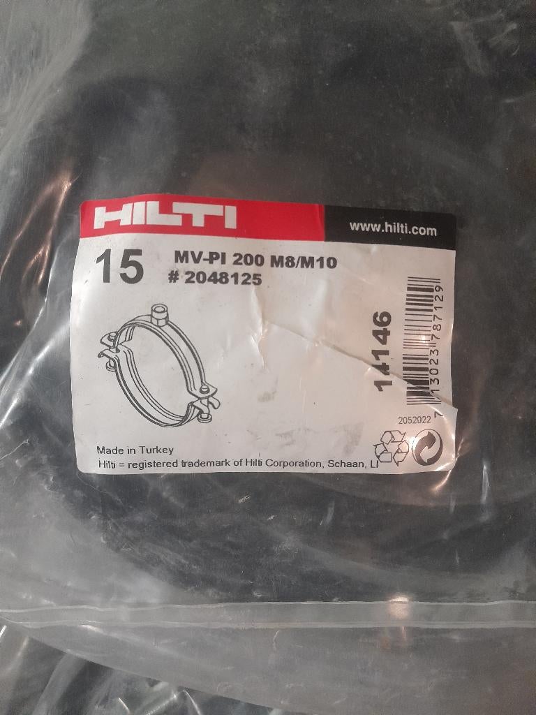Colliers ventilation Hilti, Bricolage & Construction, Enlèvement ou Envoi, Neuf