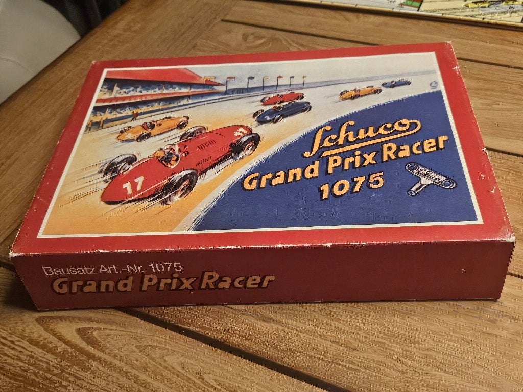 Schuco Grand Prix Racer 1075 Bausatz  vintage, Ophalen of Verzenden, Zo goed als nieuw