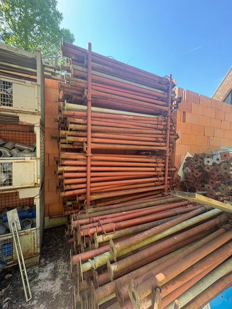 Stalen schoren 2m – 3,6m | Bouwmateriaal, Bricolage & Construction, Échafaudages, Comme neuf, 2 à 5 mètres, Enlèvement