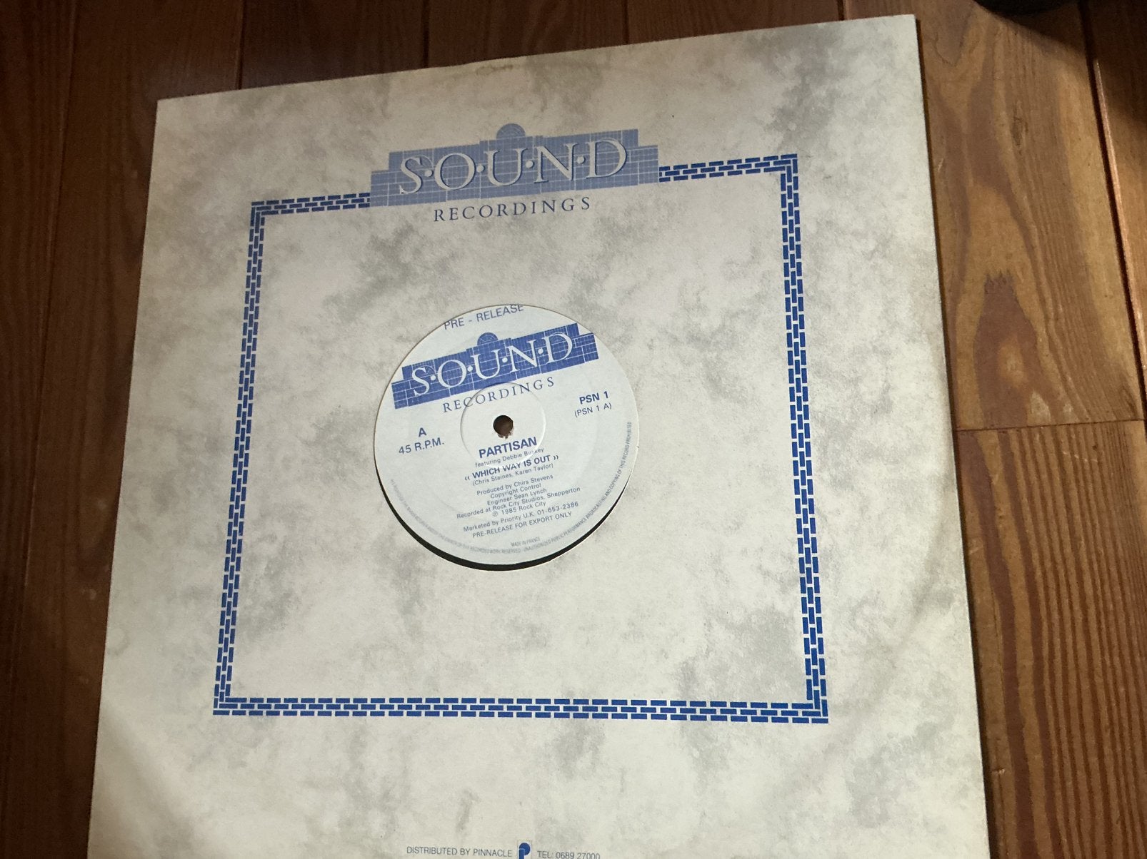 12” Partisan feat Debbie Buskey - which way is out, Ophalen of Verzenden, Gebruikt
