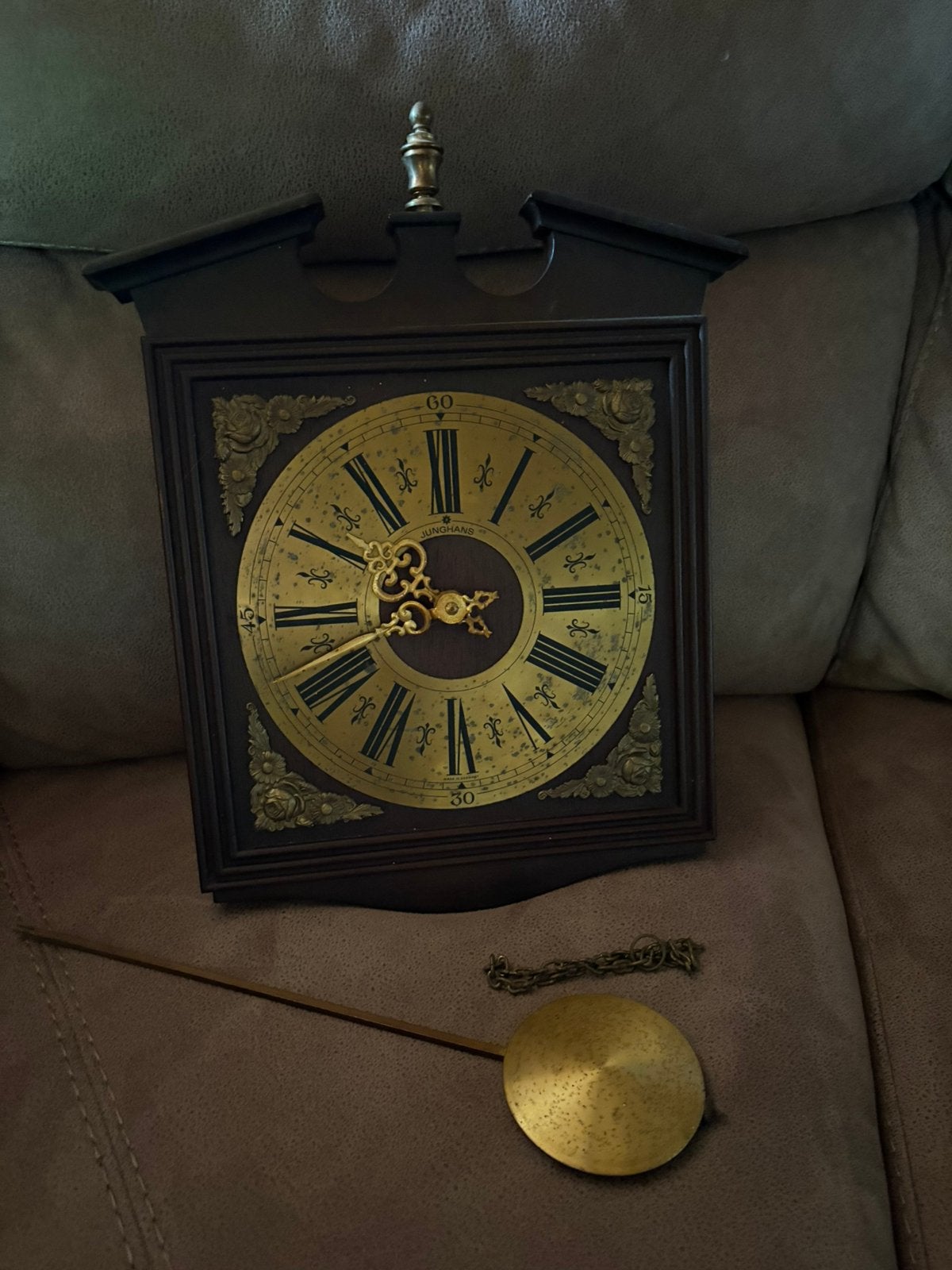 Antieke Junghans wandklok, Antiek en Kunst, Antiek | Klokken, Ophalen