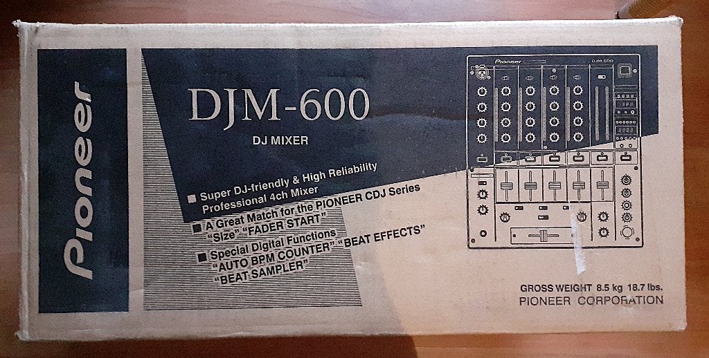 Pioneer DJM-600 (nooit gebruikt), Ophalen, Nieuw, Minder dan 5 kanalen