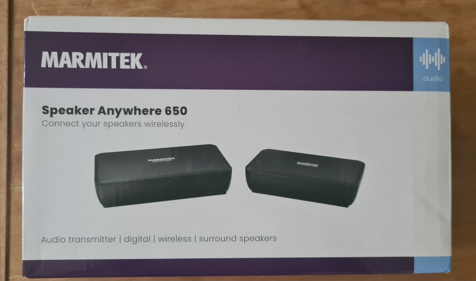 Marmitek Speaker Anywhere 650, pour enceintes sans fil, Enlèvement ou Envoi, Comme neuf, Moins de 60 watts