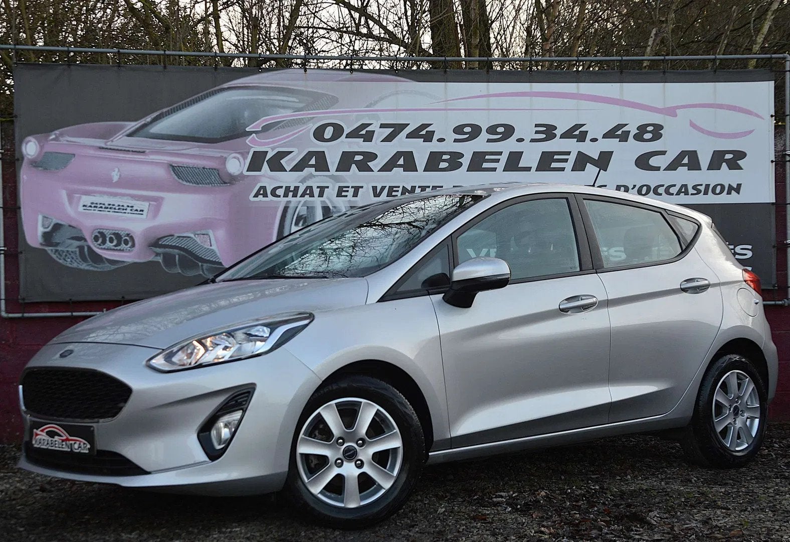 Ford Fiesta 1.0EcoBoost Titanium BOITE AUT SENS AR 54.617KM, Argent ou Gris, Achat, 998 cm³, Euro 6