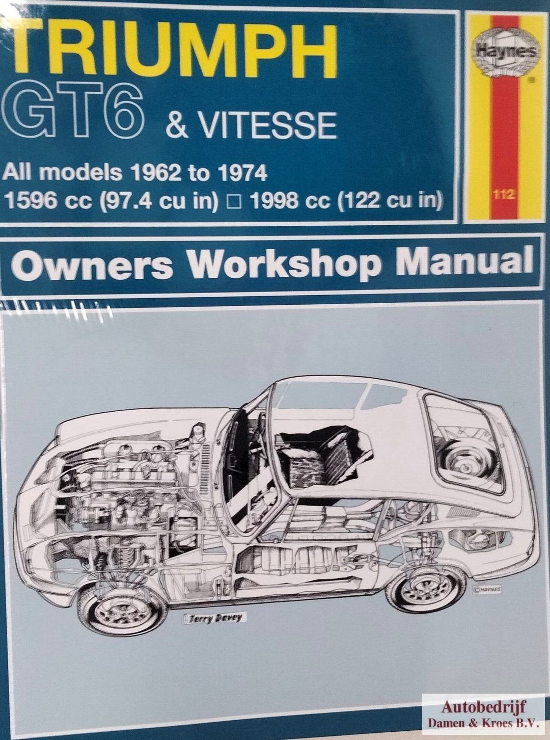 HaynesOwners Workshop Manual Triumph GT6 & Vitesse 1962 - 19, Ophalen of Verzenden