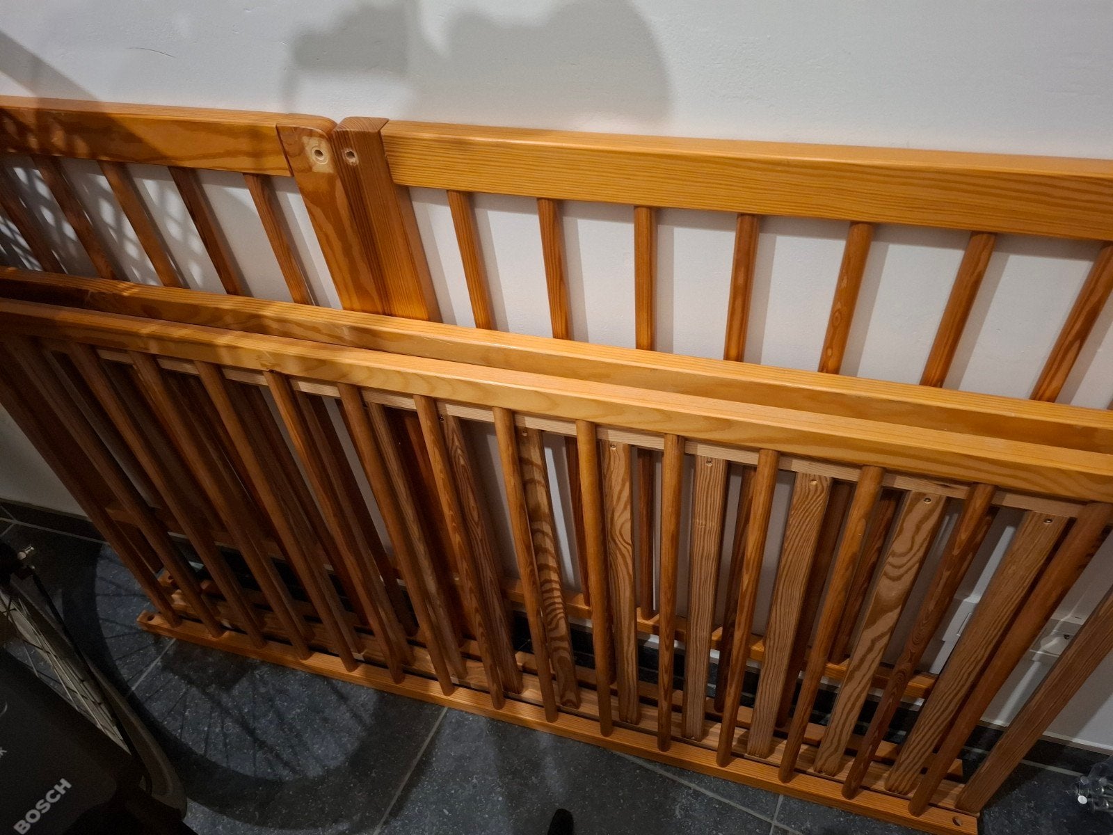 babybed met matras, Ophalen