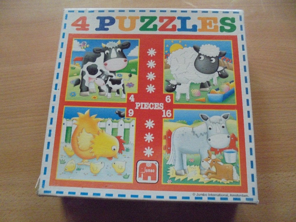 2 kinderpuzzels, Ophalen of Verzenden, Zo goed als nieuw