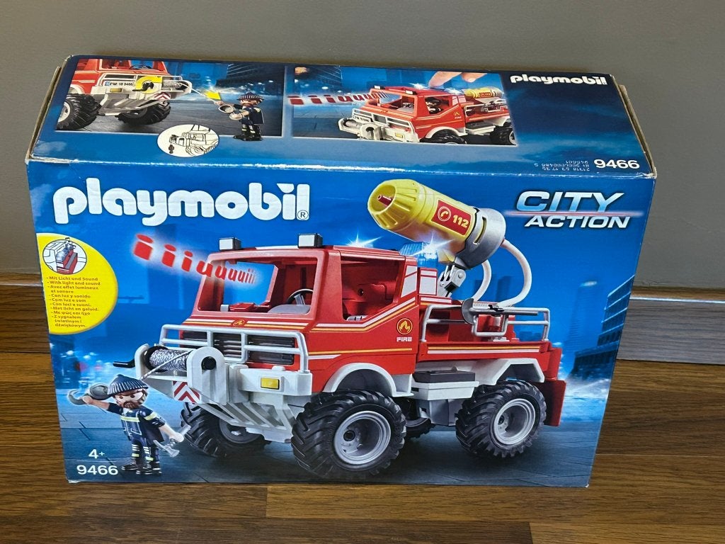 Camion de pompiers tout-terrain Playmobil 9466, Comme neuf, Véhicule, City action, Kit complet