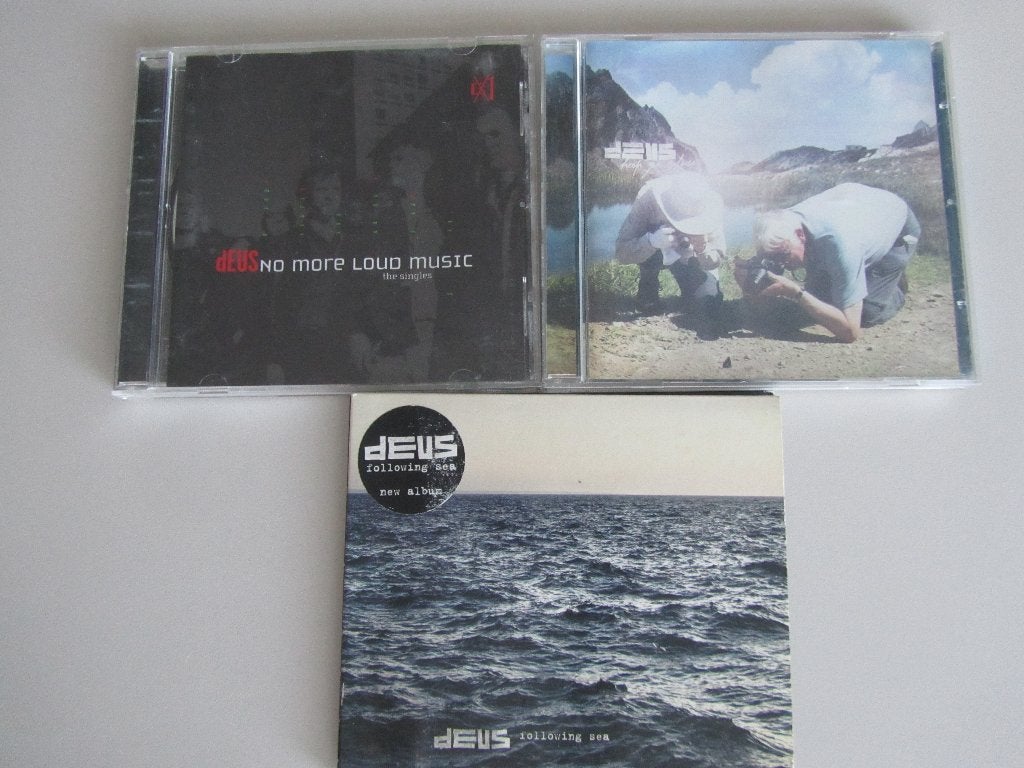 3CDS DEUS (Following sea/keep you close/no more loud music), CD & DVD, CD | Rock, Enlèvement ou Envoi, Utilisé, Rock alternatif
