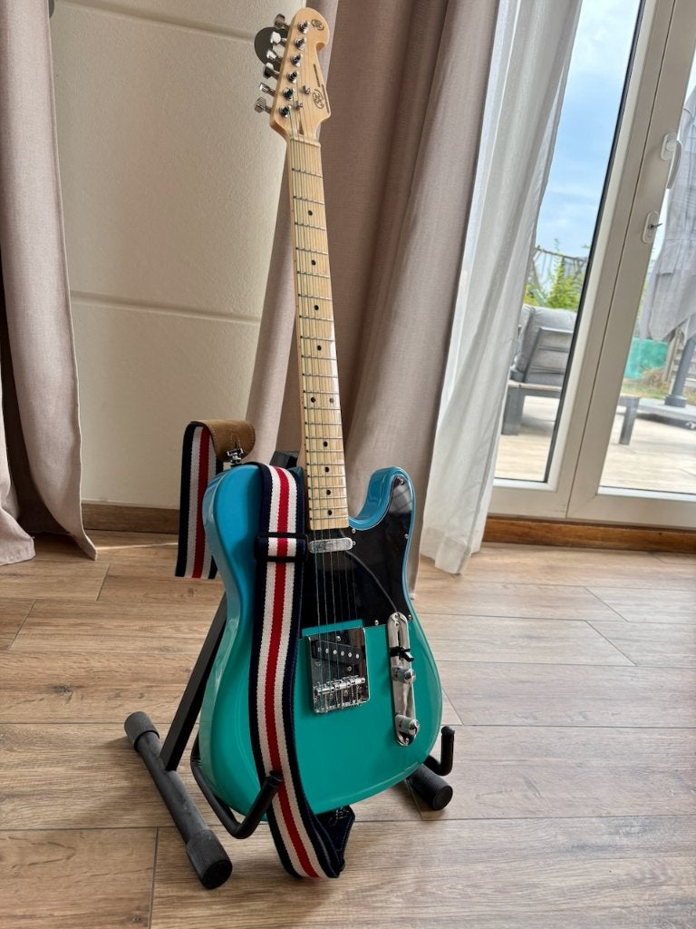 SX Modern Series – Telecaster turquoise, Ophalen, Gebruikt, Solid body, Overige merken