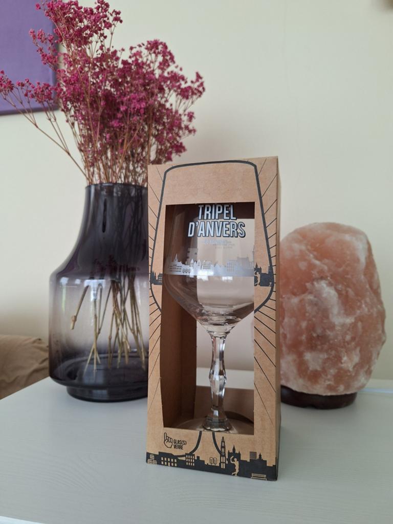 Bierglas Triple d'Anvers 33 cl. Nog volledig nieuw, Verzamelen, Biermerken, Ophalen
