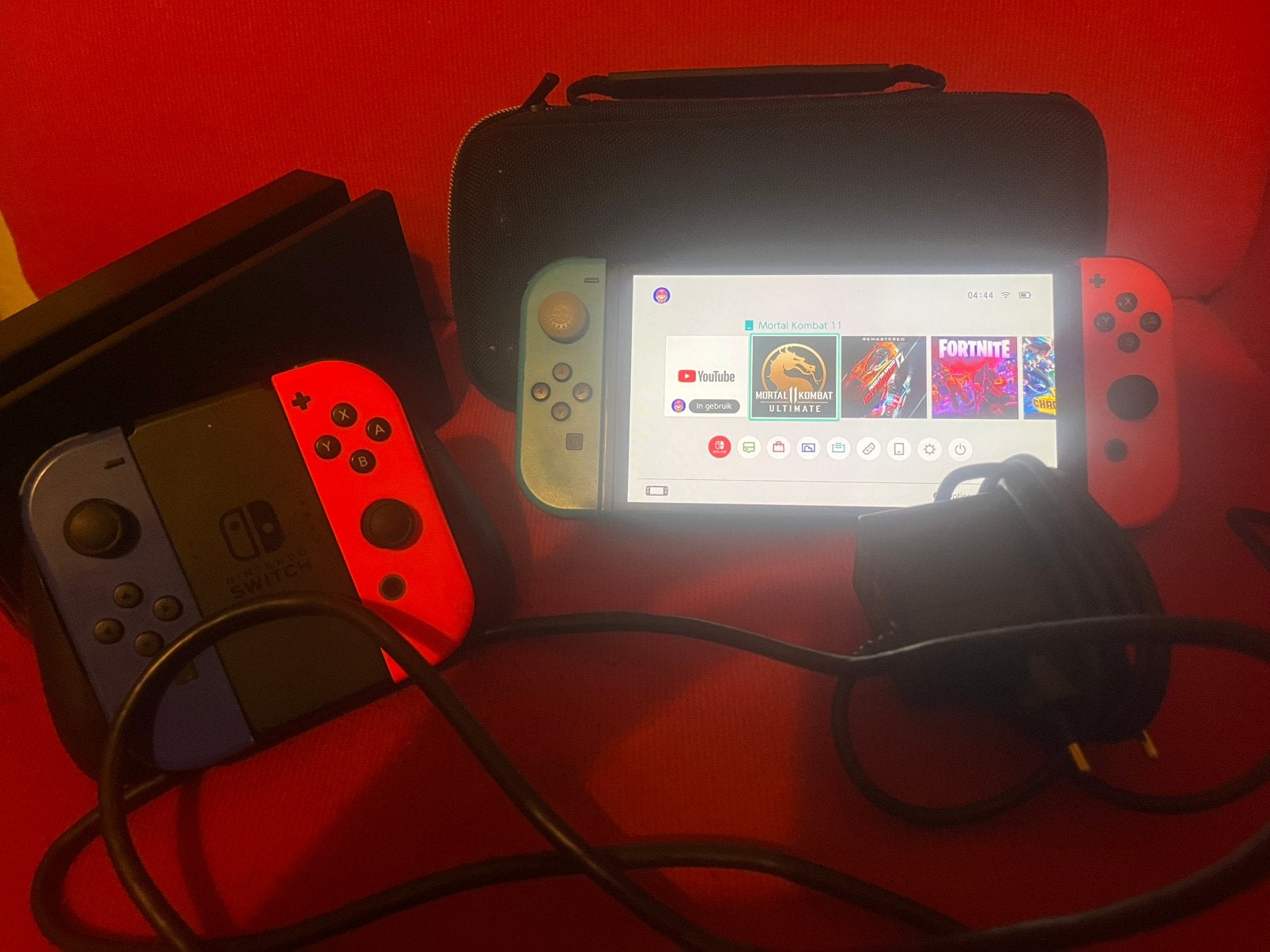 Nintendo switch in perfecte staat met account en spellen, Enlèvement ou Envoi, Comme neuf