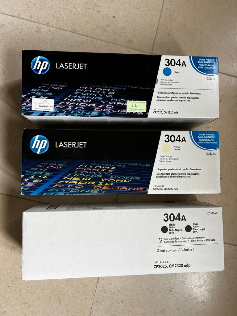 Cartridges HP Laserjet, Enlèvement, Neuf