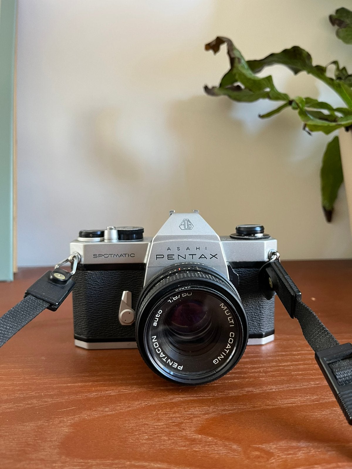 Pentax asahi spotmatic 2 met lens, Audio, Tv en Foto, Fotocamera's Analoog, Ophalen, Zo goed als nieuw, Pentax