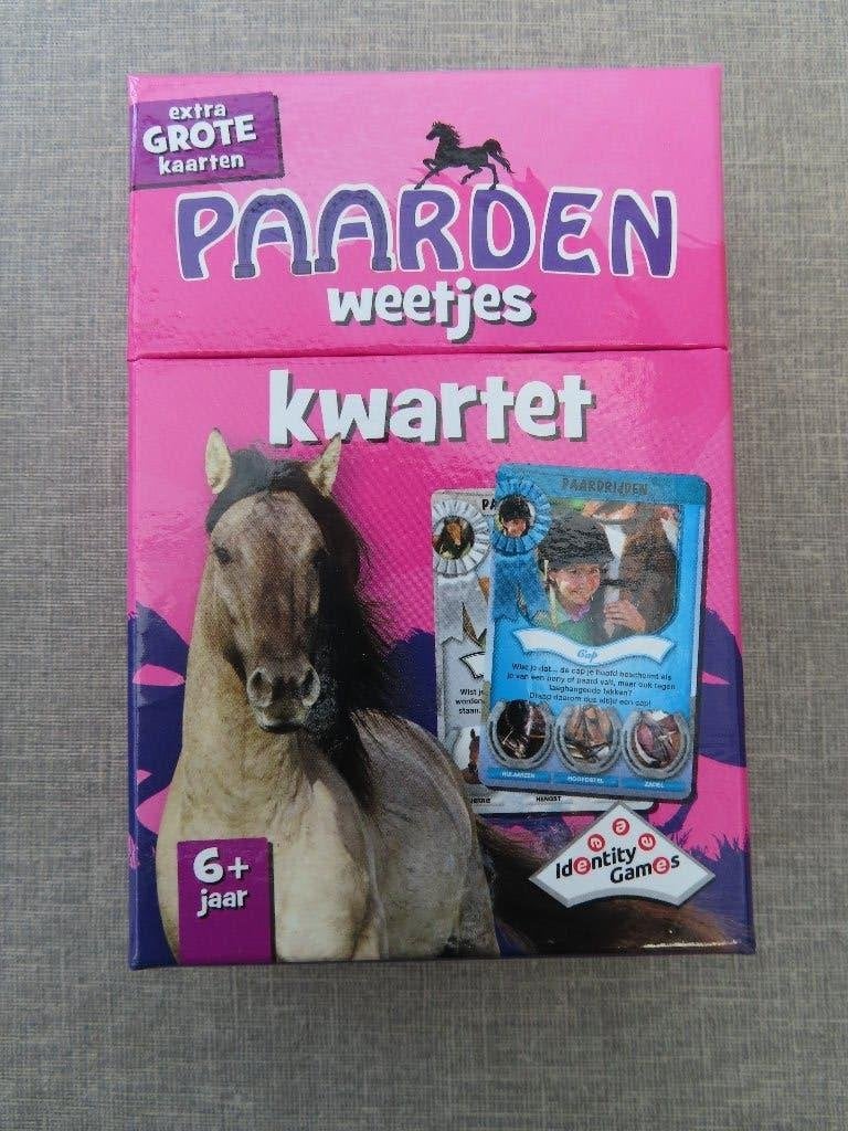Kwartet 'Paarden weetjes', Ophalen of Verzenden, Zo goed als nieuw, Kwartet(ten)