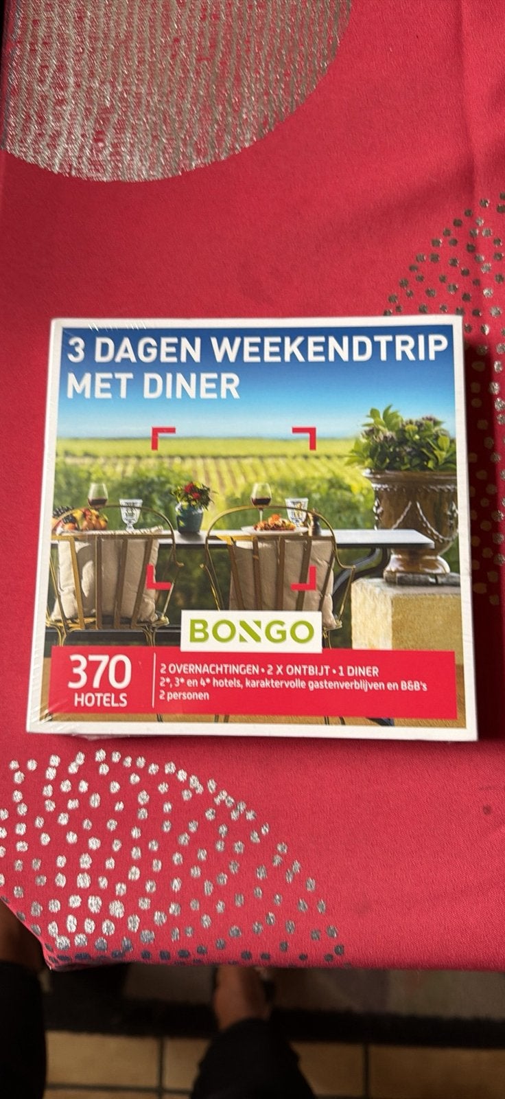 Bongobon nieuw nog in de blisterverpakking, Vakantie