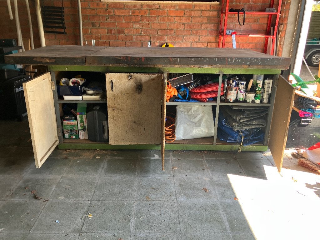 Werkbank, Bricolage & Construction, Établis, Utilisé, 70 à 120 cm, Enlèvement