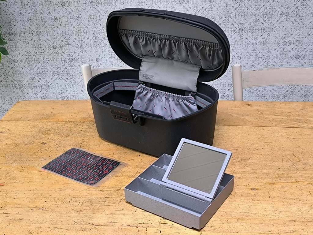 Samsonite Beautycase (Zeer goede staat!), Handtassen en Accessoires, Gebruikt, Zwart, Met slot, Ophalen of Verzenden