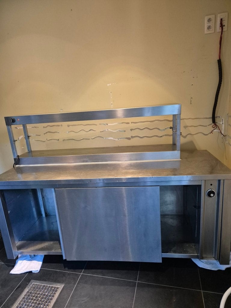Armoire chauffante en acier inoxydable Prof., Maison & Meubles, Cuisine | Éléments de cuisine, 150 à 200 cm, Utilisé, 75 cm ou plus