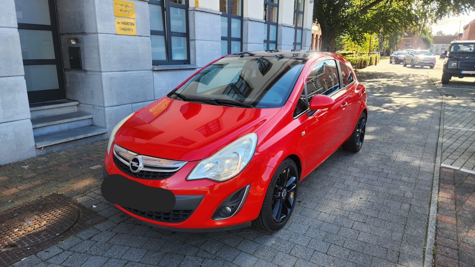 Opel Corsa 1.3 CDTI – 2012 – Euro 5 – Airco, Autos, Opel, Rouge, Euro 5, Achat, 110 g/km