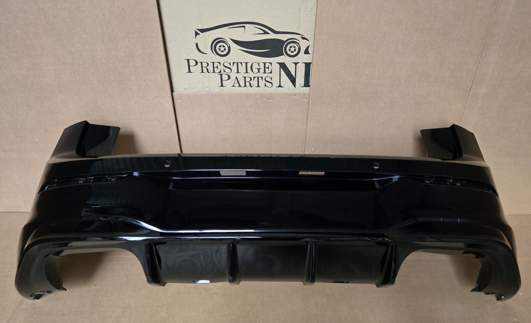 Achterbumper VW Golf 8 VIII R R20 ORIGINEEL 5H6807421B 6xPDC, Gebruikt, -, Ophalen of Verzenden, Achter