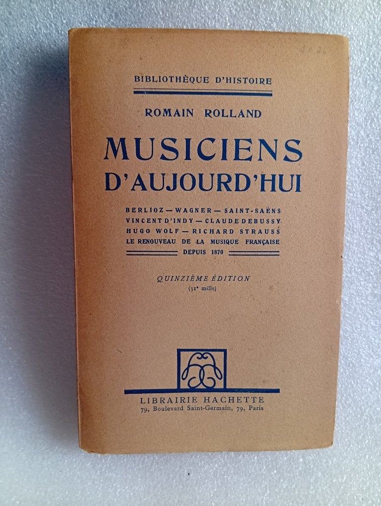 Romain Rolland / Emmanuel Buenzod, Ophalen of Verzenden