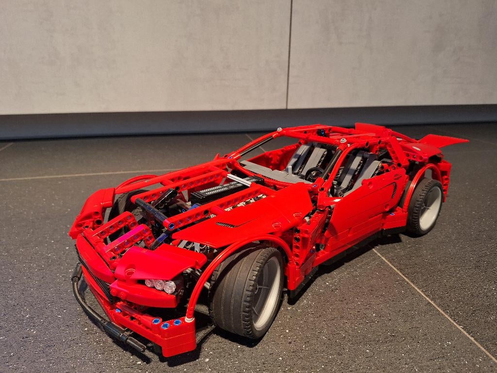 8070 LEGO Technic Supercar, Hobby en Vrije tijd, Modelbouw | Auto's en Voertuigen, Auto, Groter dan 1:32, Zo goed als nieuw, Ophalen