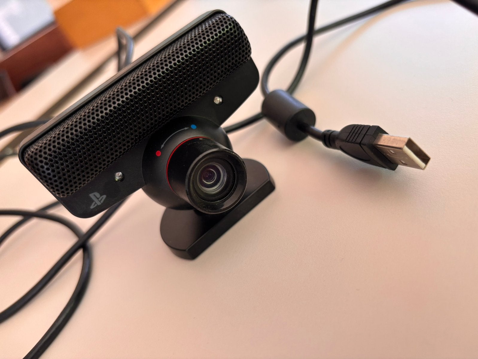 Sony Playstation webcam, Computers en Software, Webcams, Ophalen of Verzenden, Zo goed als nieuw, Bedraad