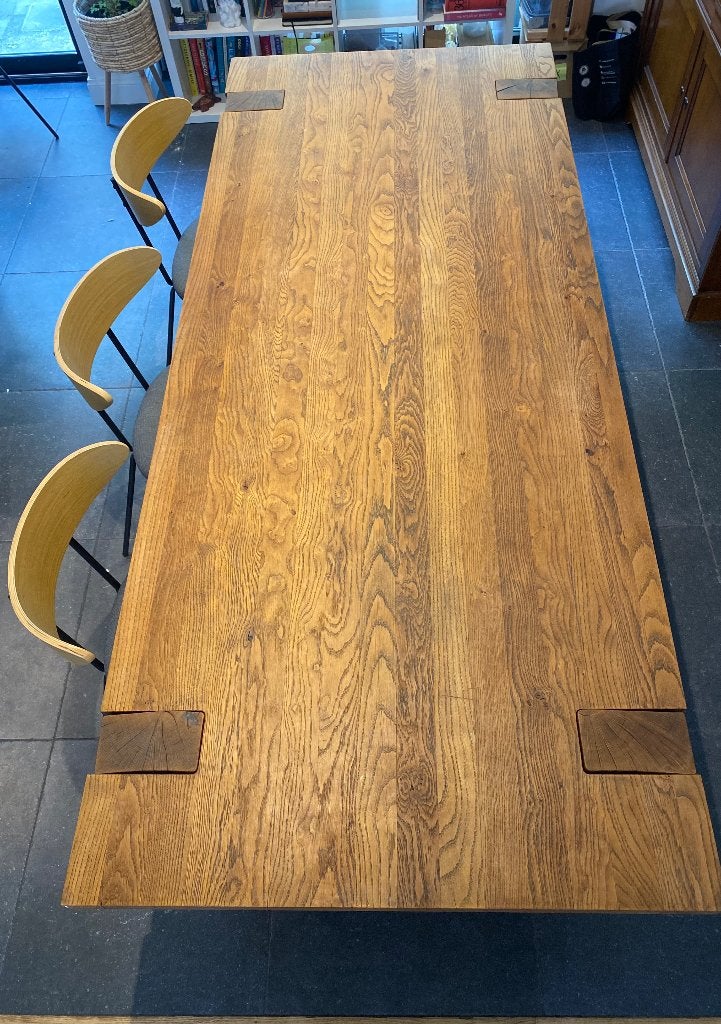Table à manger en bois, Comme neuf, 100 à 150 cm, Enlèvement, Rectangulaire